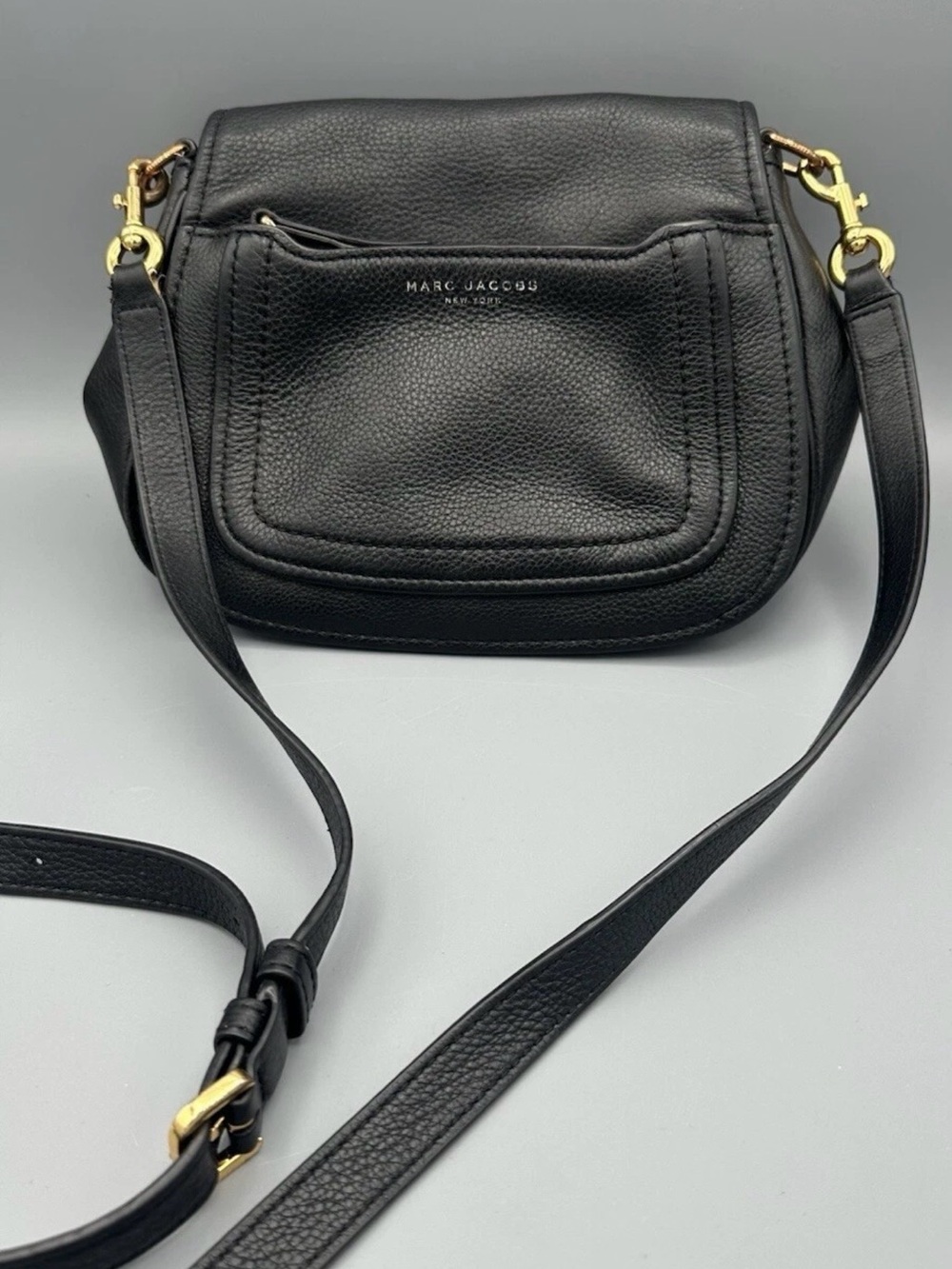 Marc Jacobs Crossbody Bag Black Leather Empire City Mini